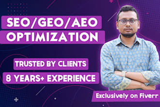 do wordpress SEO, GEO aeo, generative engine optimization