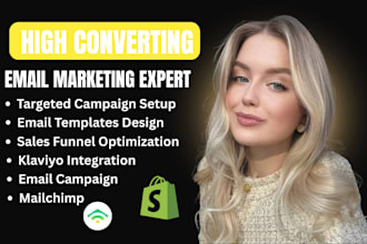 do email marketing klaviyo flows mailchimp email design and shopify marketing