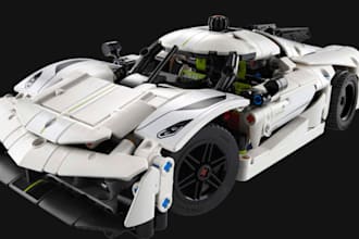 do 3d lego model, manual instruction, 3d lego car, pdf manual, lego moc, ship