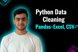 clean your data in python, pandas and excel