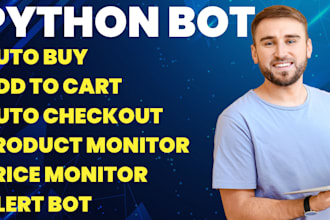 build popmart bot, amazon bot, vinted bot, target, pokemon center, shopping bot