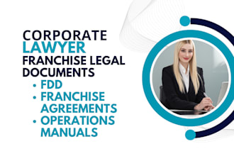 fdd mfa franchise documents corporate lawyer operations manual franchisor