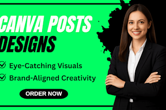 be design creative social media posts in canva