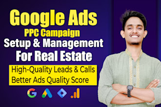 setup google leads ads campaign for real estate business