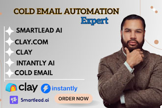 setup clay com clay cold email automation instantly ai smartlead ai automation