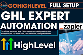 gohighlevel automation hubspot zoho CRM pipedrive lofty zapier make integration