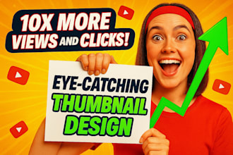 design thumbnails that boost fashion, beauty, health or ai youtube video clicks