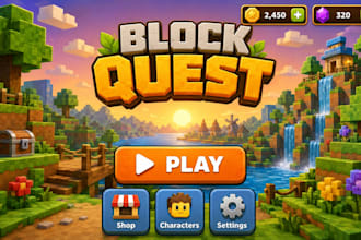 design aaa quality UI UX for video games and websites