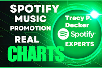 do real spotify music promotion, playlist pitching, and chart ranking campaign