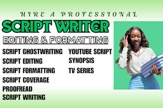 proofread edit polish and script doctor for movie script screenplay