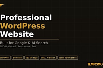 build a custom business website or SEO landing page
