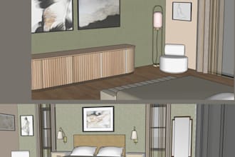 interior design floor plan shopping list