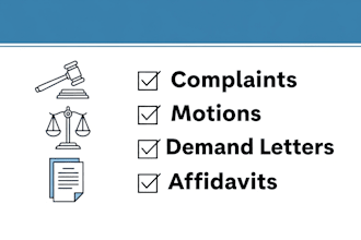 draft small claims court complaints, motions, and demand letters