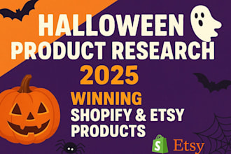 do profitable halloween product research for shopify dropshipping and etsy