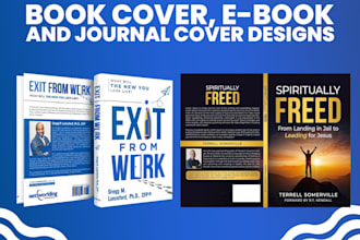 do creative ebook, hard cover or paper book cover design 4hrs