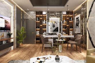 nterior designer, office designer, 3d visualizer