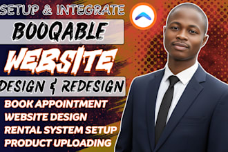 build and setup booqable rental website, online booking website, airbnb website
