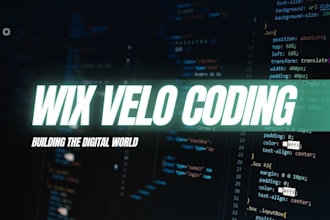 custom wix velo code, add custom feature,dynamic website functions on wix studio