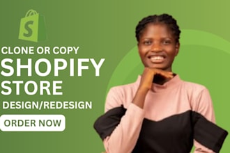 clone shopify store, copy shopify store, duplicate, design and redesign