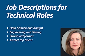 write a job description for a technical role