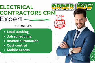 setup electrical contractors CRM servicetitan fieldedge simpro jobber servicem8