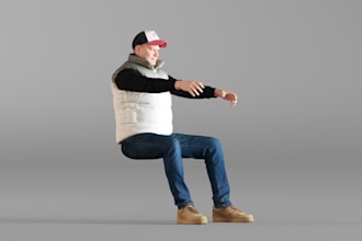 do 3d character modeling ,design,3d realistic character, rigging, game character