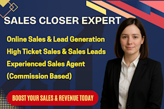 be your sales closer high ticket sales closer