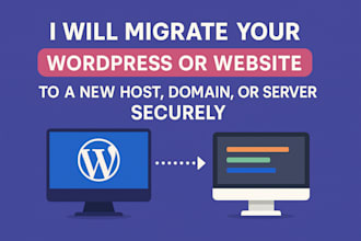migrate your wordpress or website to a new host, domain, or server securely