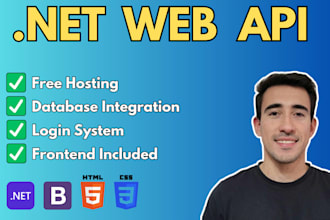 create and host a web API in aspnet