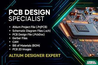 provide professional circuit design and pcb layout in altium