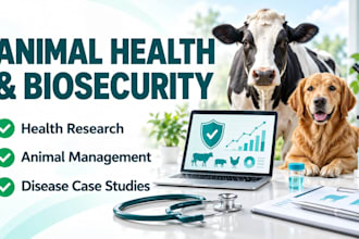 do animal health research, biosecurity assigned, management, disease case study