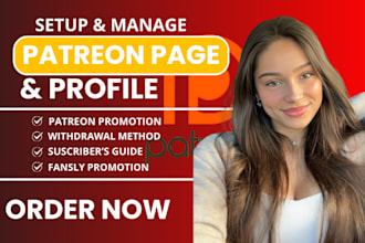 professionally set up, optimize, and design your patreon page, fans for paid sub