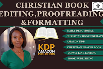 do christian book editing, ebook christian book editor and formatting