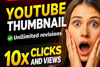 design clickable thumbnails for finance trading investment crypto youtube videos