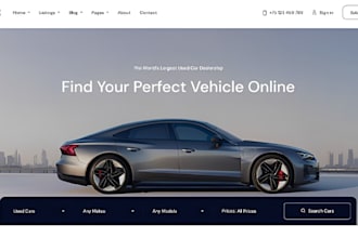 design squarespace car leasing website auto broker website car dealership site