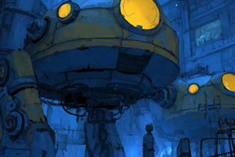 sci fi illustration and sci fi art