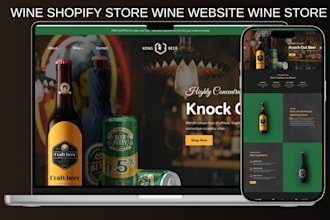 design wine shopify store juice drinks website liquor store alcohol wine website
