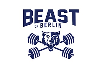 design fantastic powerful crossfit logo