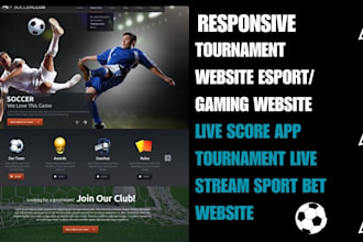 build tournament website leadership board live score bracket tournament