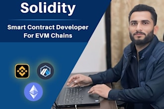 develop and deploy smart contract on ethereum, solidity developer