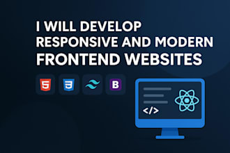build a responsive landing page with react  and tailwind