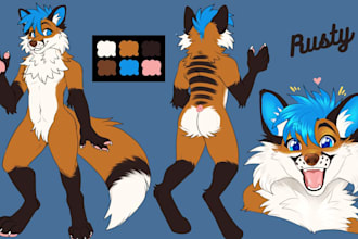 furry reference sheet character ref sheet anthro ref fursona ref sheet fursona