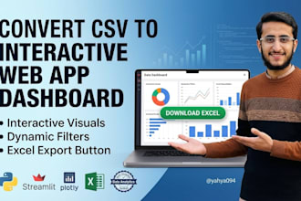 convert your CSV data into a custom python web app dashboard