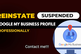 reinstate sispended google my business profile