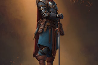 do fantasy character art and game art