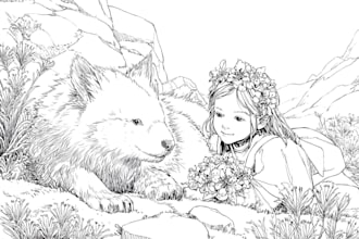 draw coloring book pages for children and adults