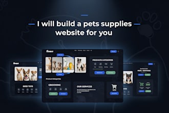 build a high converting pet shopify store, pet supplies website