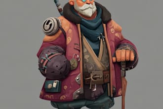 make a character for game