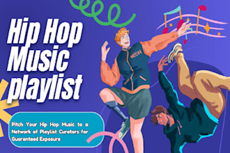 pitch your hip hop music to a network of playlist curators for guaranteed exposu
