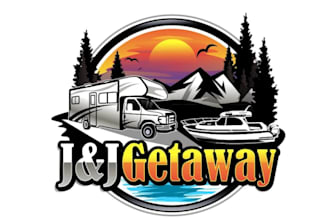 design fantastic high quality rv logo with express delivery